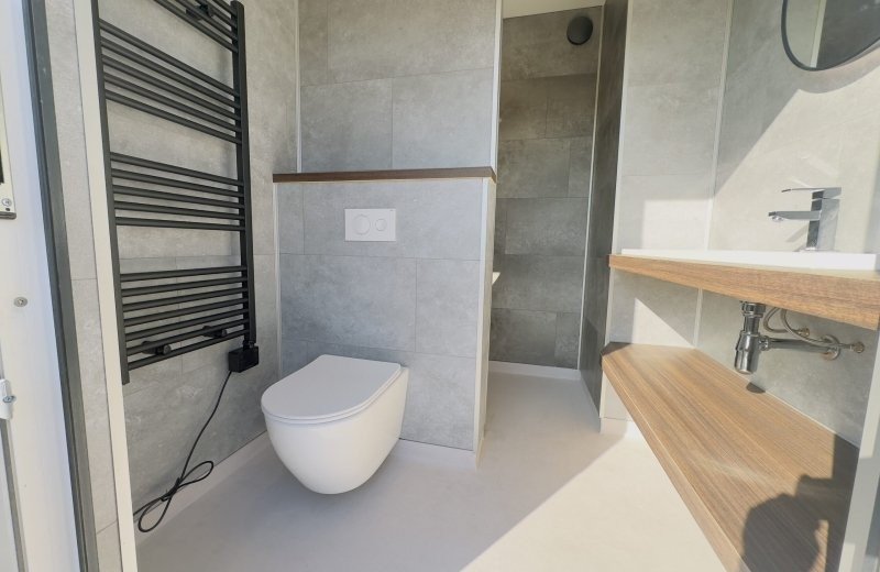 Campingplatz mit privaten Sanitäranlagen